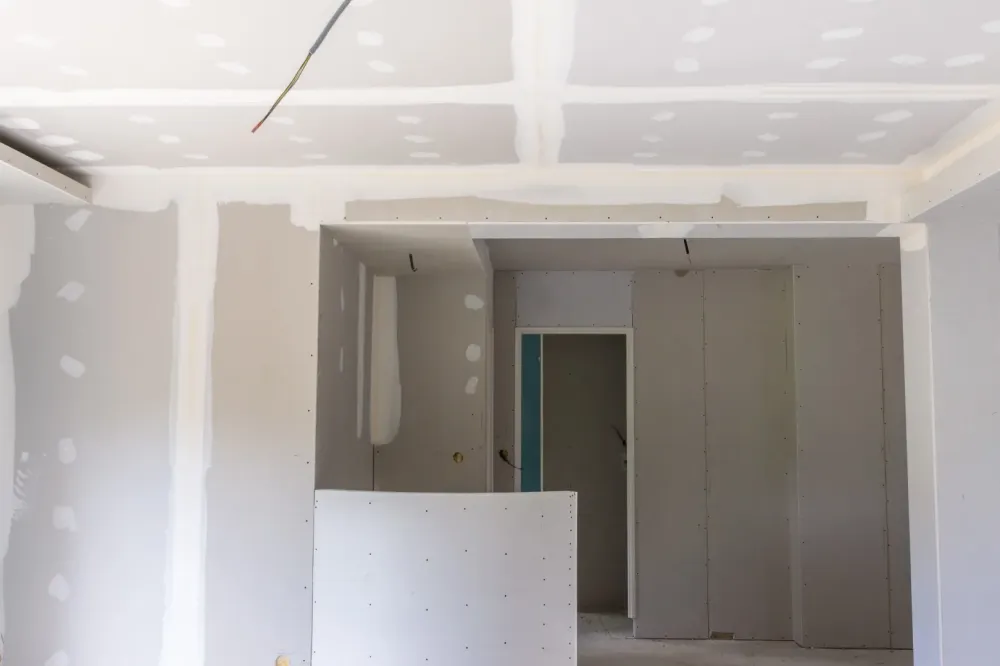 chantier intérieur maison neuve - Haute-Marne
