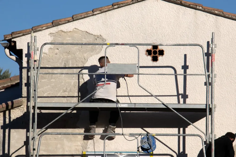 Ravalement de façade près de Champlitte